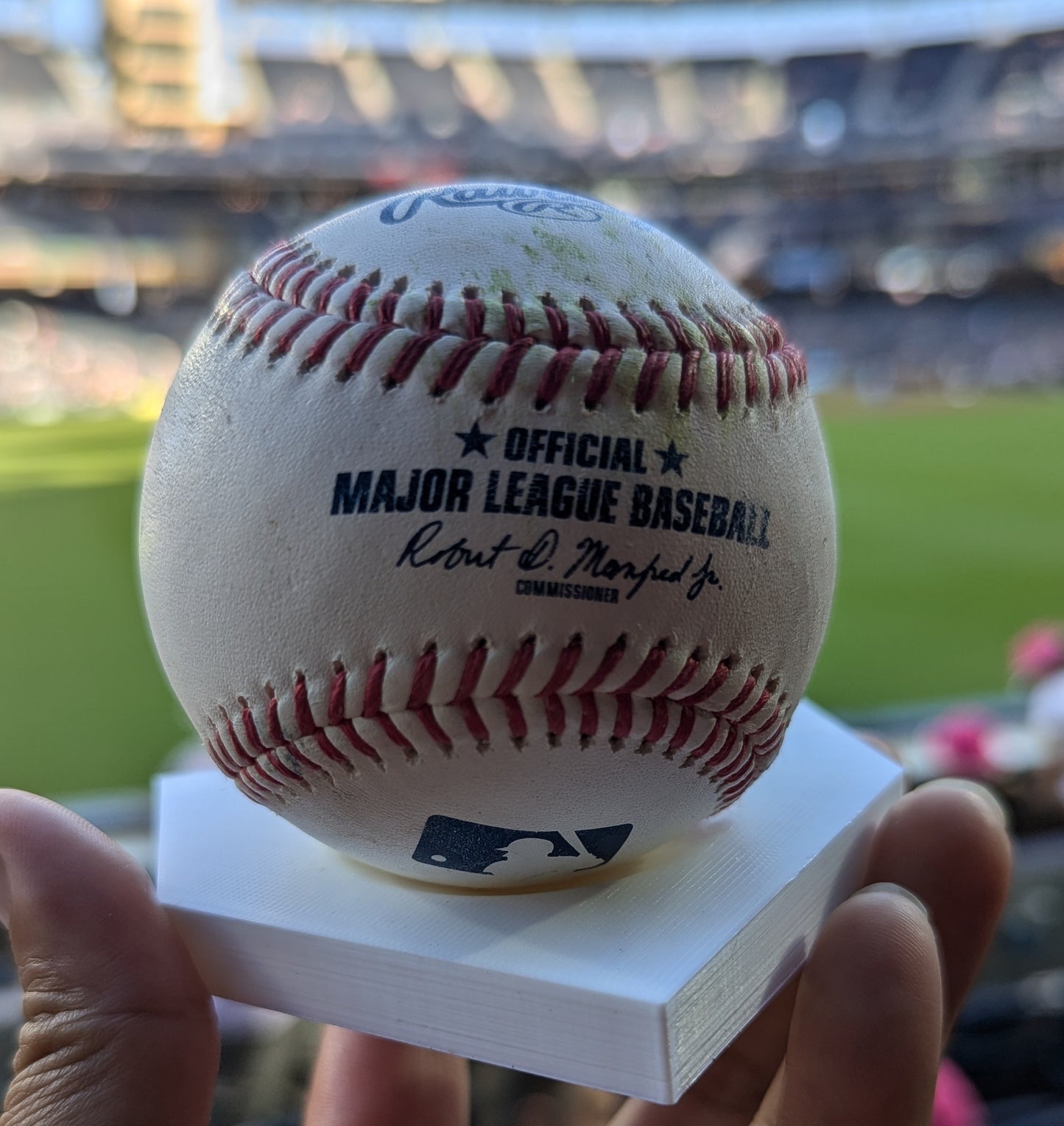 3D-Printed Home Plate Ball Holder